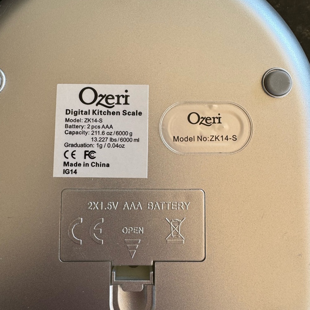 Digital Kitchen Scale - Silver - Picture 2 of 2